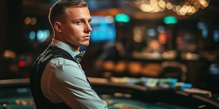 Pemilik akun menikmati layanan live casino dengan dealer profesional secara online